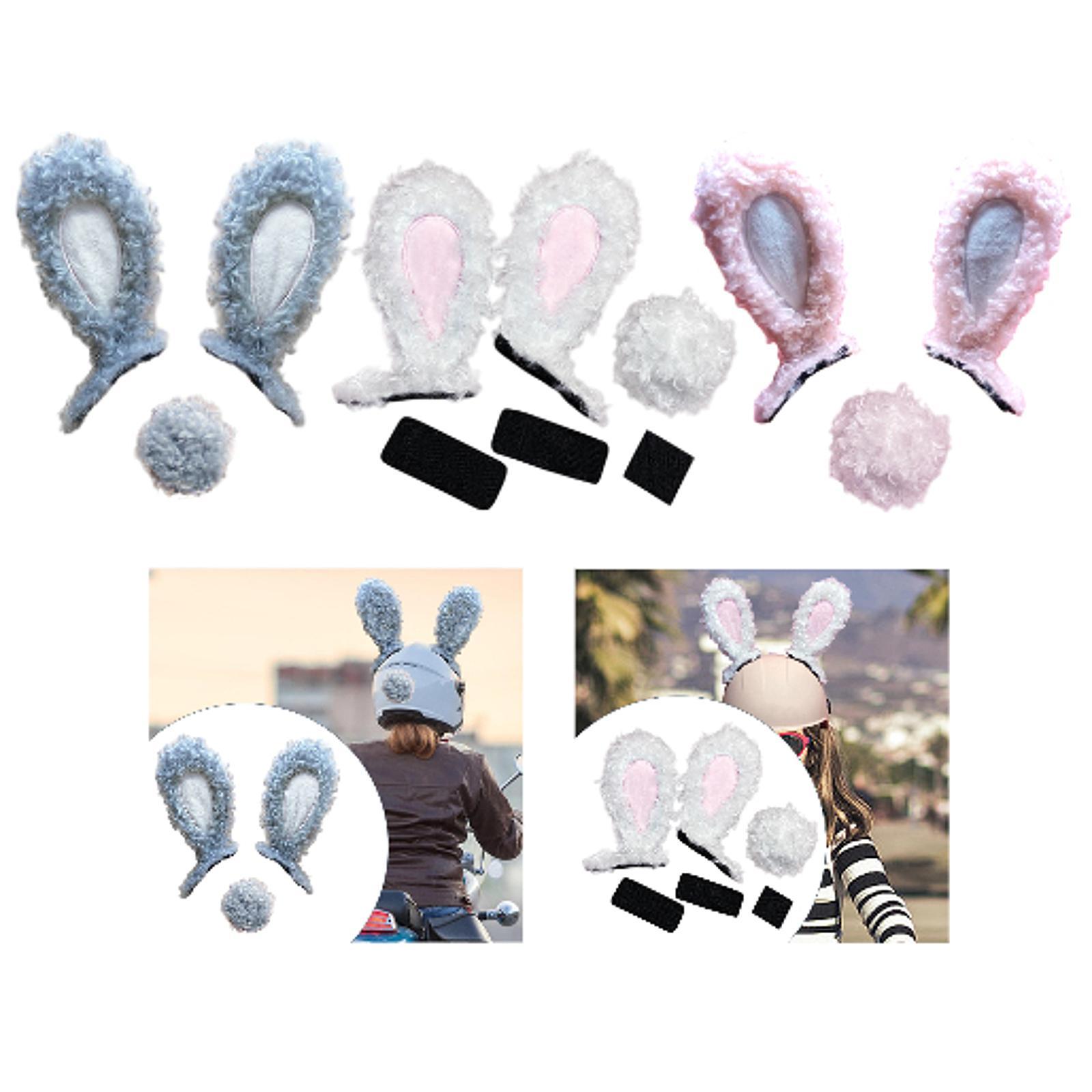 Scooter Helmet Set - Conjunto de Orelhas de Pelúcia para