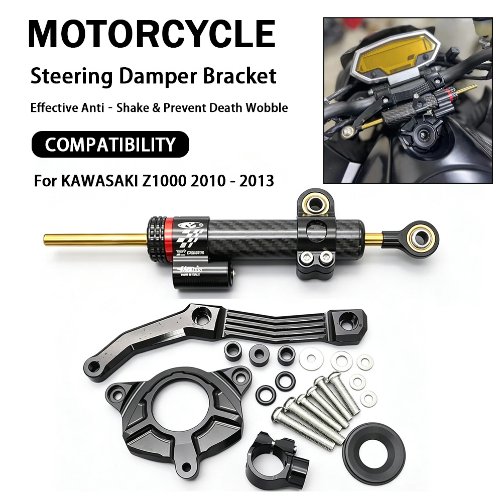 Steering Damper Stabilizer Kit Cnc - Estabilizador de direção para motocicletas, fabricado