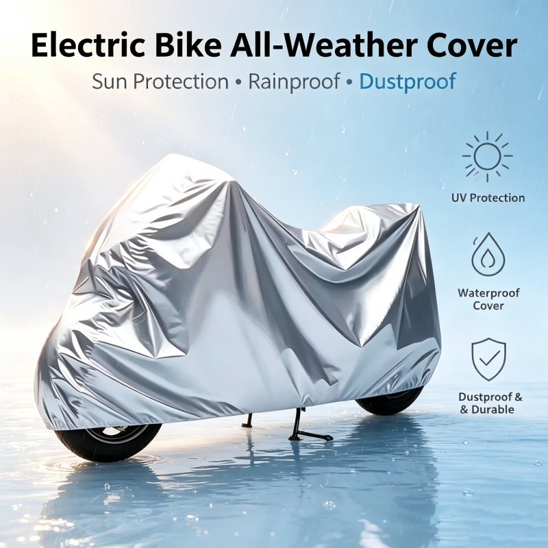 Electric Scooter Rain Cover - Capa Universal Impermeável para Motocicleta, Capa