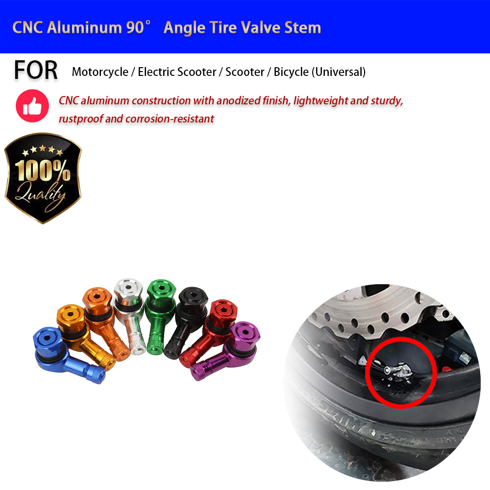 Scooter Tire - Para Motocicleta Scooter CNC Alumínio 90