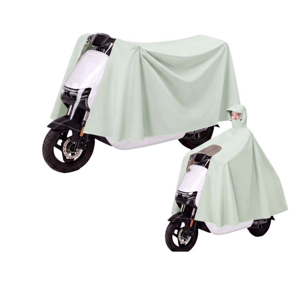 Poncho de chuva reforçado, imp - Electric Scooter Rain Cover avaliação e preço