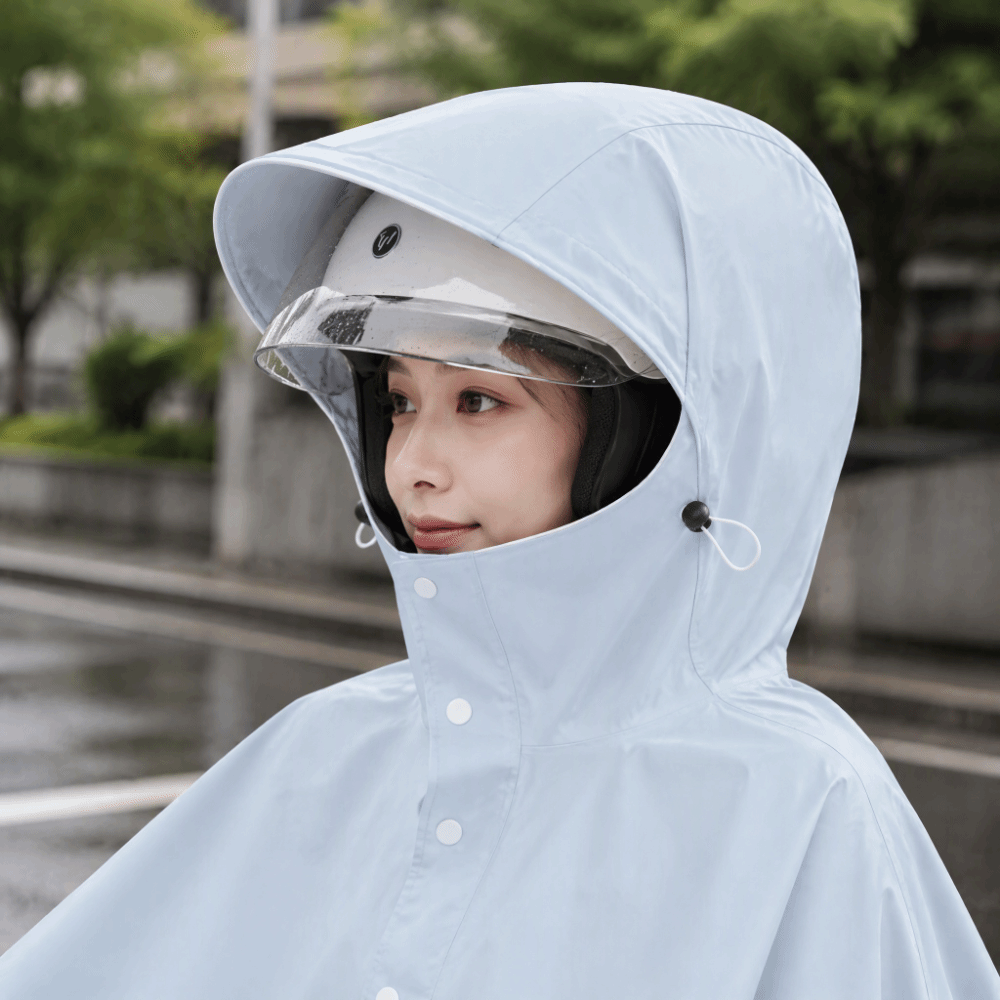Poncho de chuva reforçado, imp - Electric Scooter Rain Cover avaliação e preço