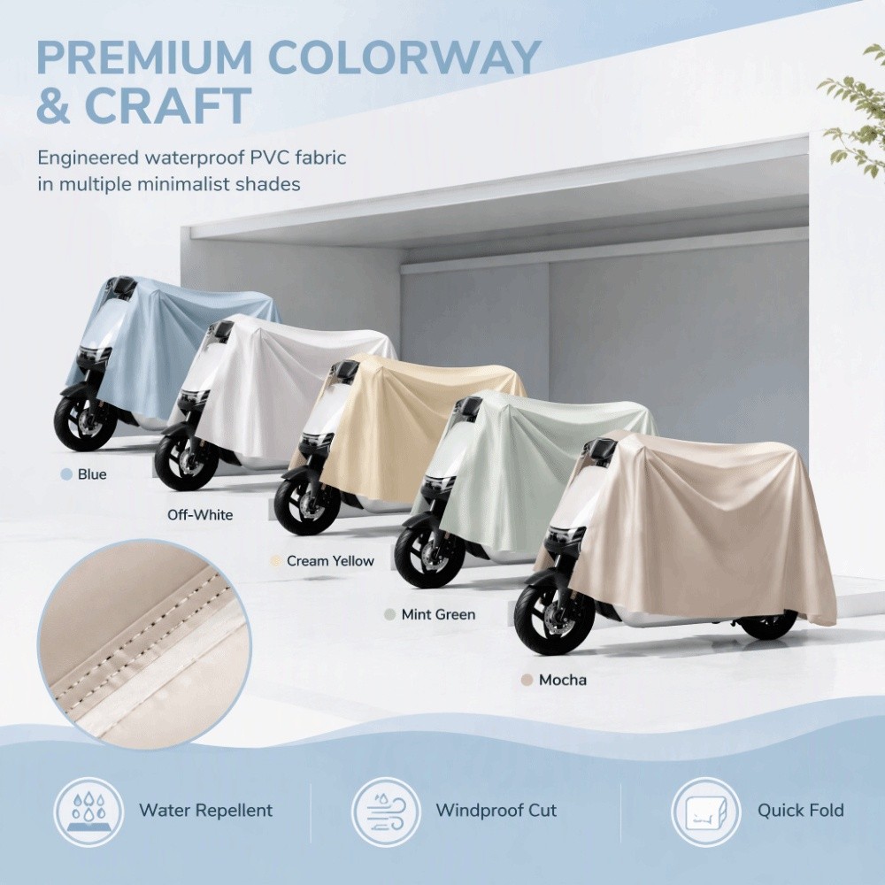 Poncho de chuva reforçado, imp - Electric Scooter Rain Cover avaliação e preço