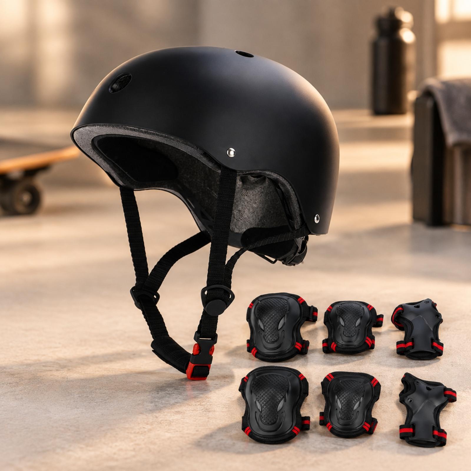 Capacete de skate com proteção - Scooter Helmet Set avaliação e preço