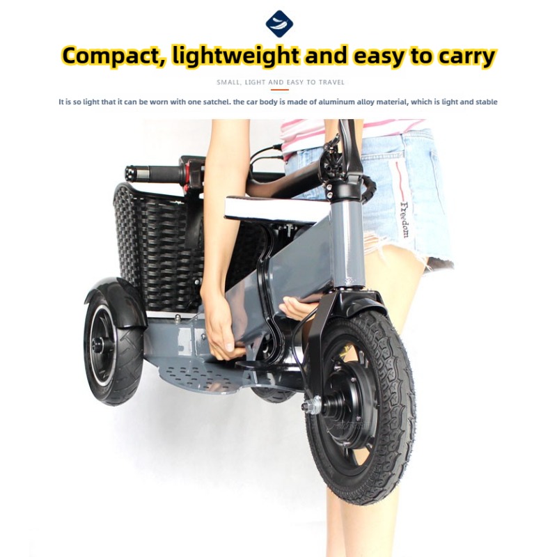 Triciclo elétrico adulto portá - Folding Electric Scooter avaliação e preço
