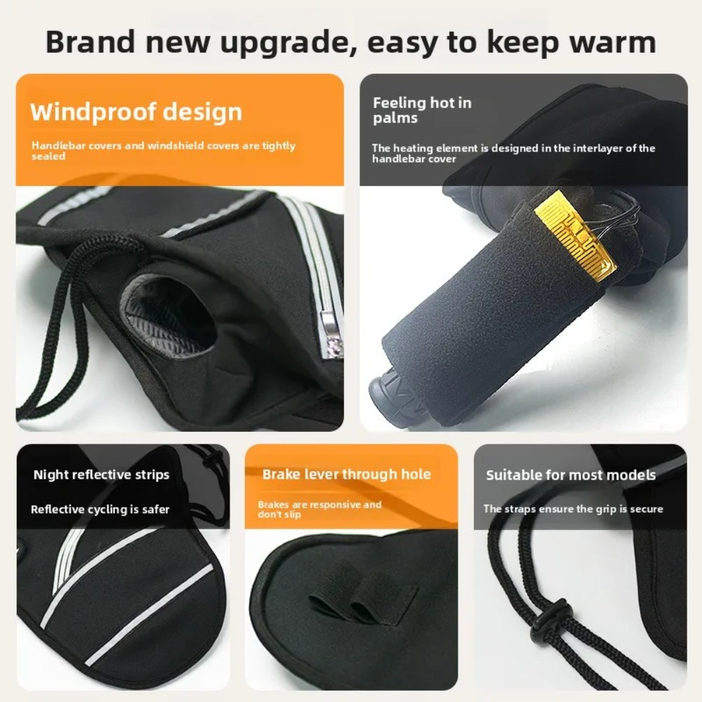 Capa para guidão de motociclet - Electric Scooter Rain Cover avaliação e preço